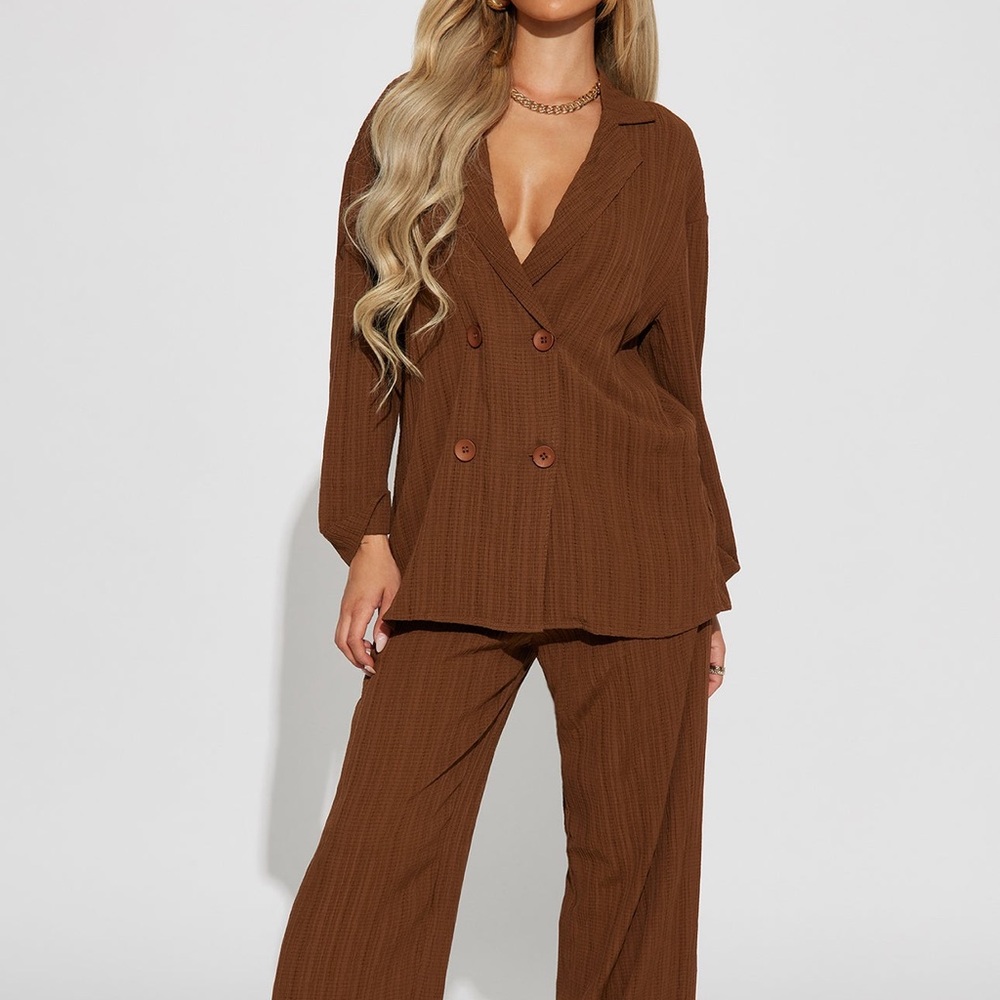 & Other Stories Chocolate Brown Women's Pantsuit